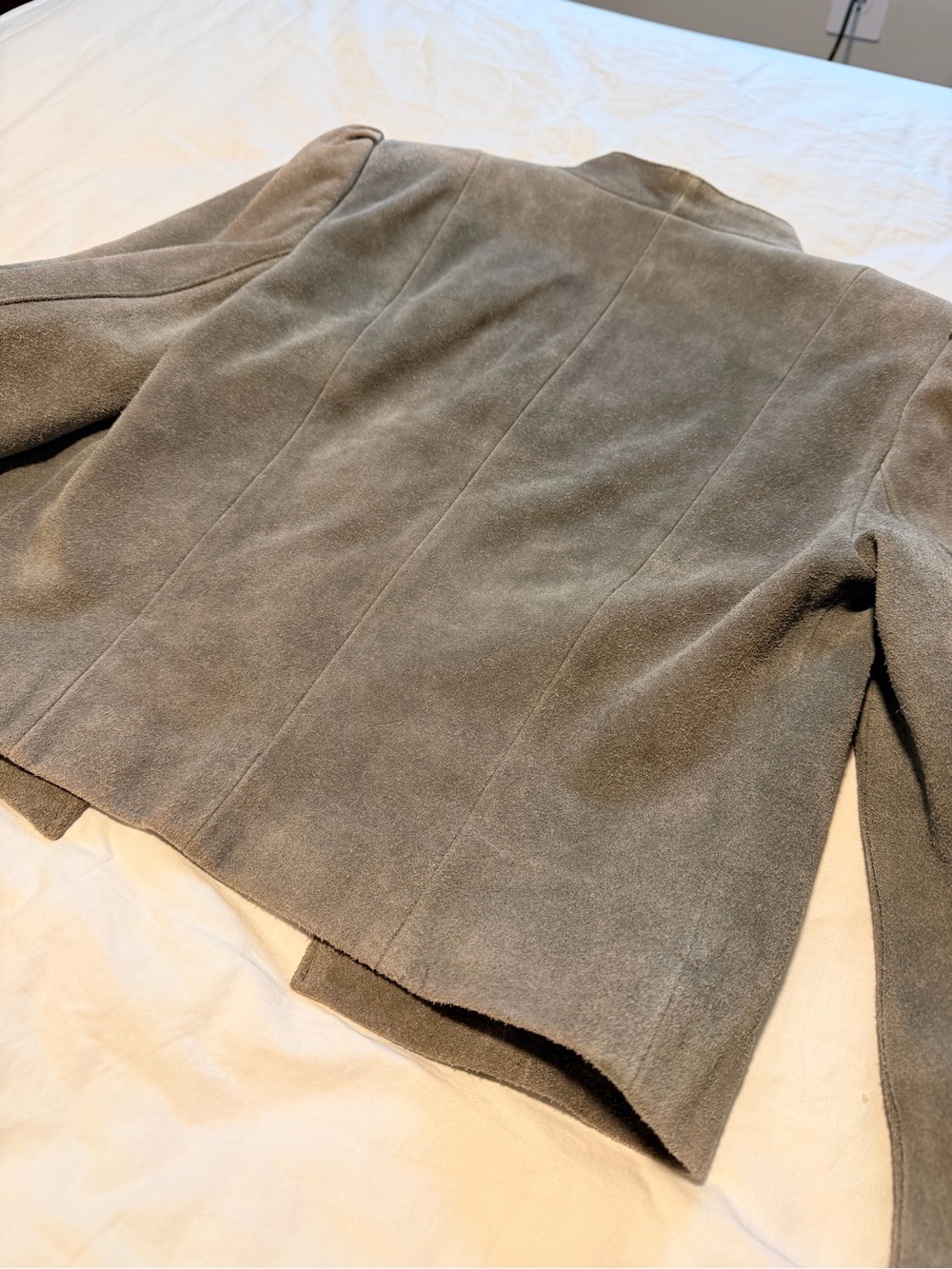 Winlit Genuine Leather Jacket - Women’s Size 11/12 - Gray - Excellent Condition - Picture 4 of 10